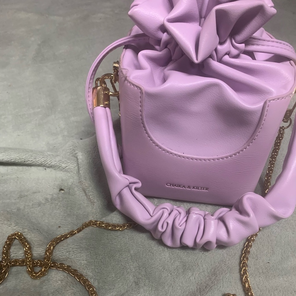 Purple Clutch Purse New